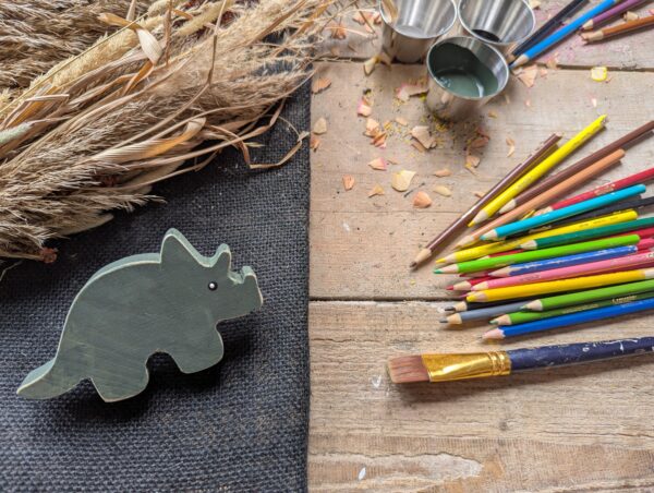 Dinos de bois recyclés – Image 2