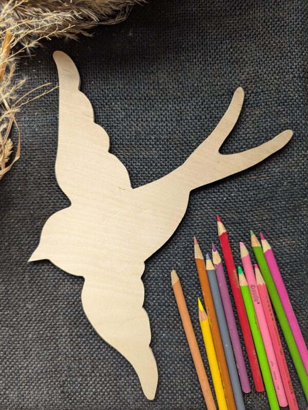 Oiseaux de bois recyclés – Image 2