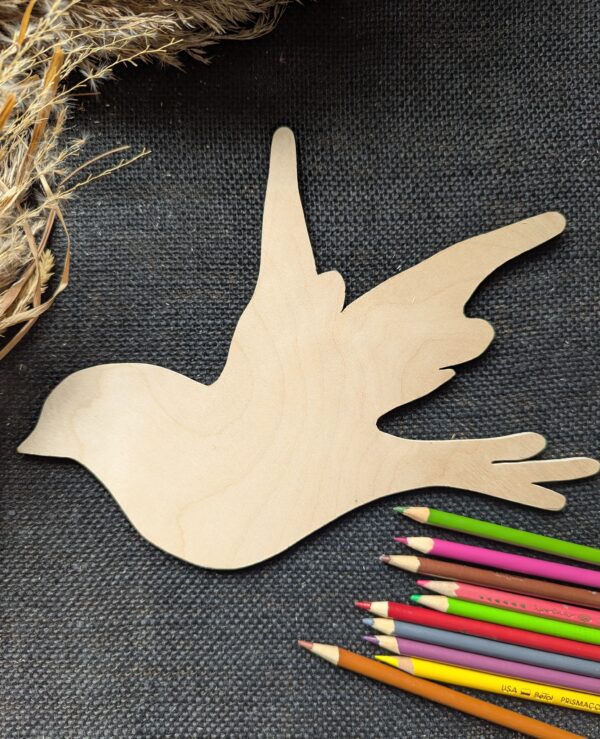 Oiseaux de bois recyclés – Image 3