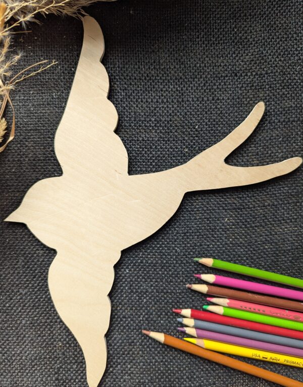 Oiseaux de bois recyclés