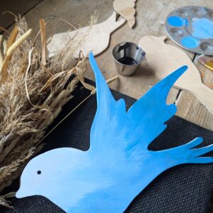 Oiseaux de bois recyclés